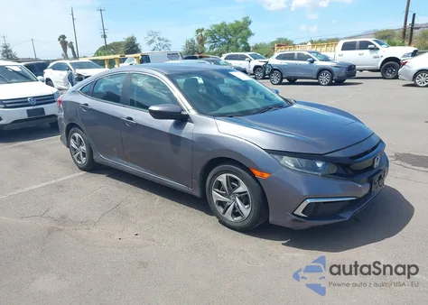 2021 Honda Civic Lx из США, поврежденный, VIN 2HGFC2F66MH509733